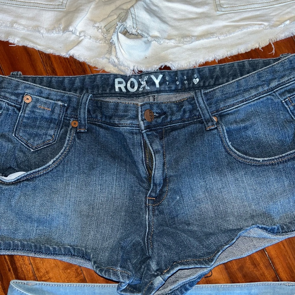 Junior Roxy women Denim Shorts - Blue - Picture 7 of 8